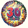 Birthday Explosion 30 Balloon