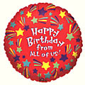 Happy Birthday From All of Us Balloon