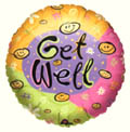 Get Well Happy Faces Balloon