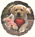 Miss You Puppy Balloon