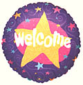 Welcome With Stars Balloon