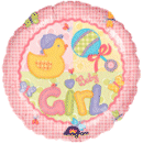 Hugs and Stitches Baby Girl Balloon