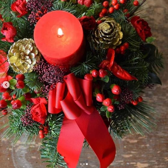 Christmas Table Centerpiece