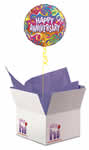Happy Anniversary Balloon in a Box