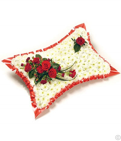 Based Pillow Red & White
