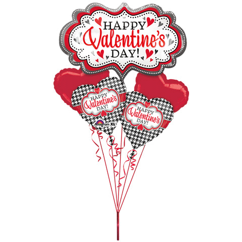 Big! Happy Valentine's Day Marquee Balloon Bouquet (5)