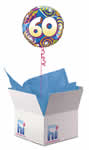 60th Birthday Balloon in a Box