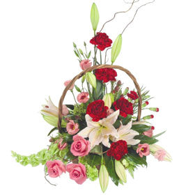 Red Christmas Basket