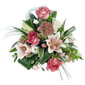 Pink & White Posy