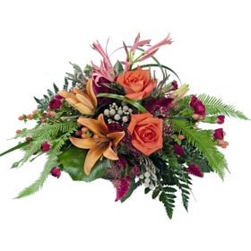 Orange and Pink Posy