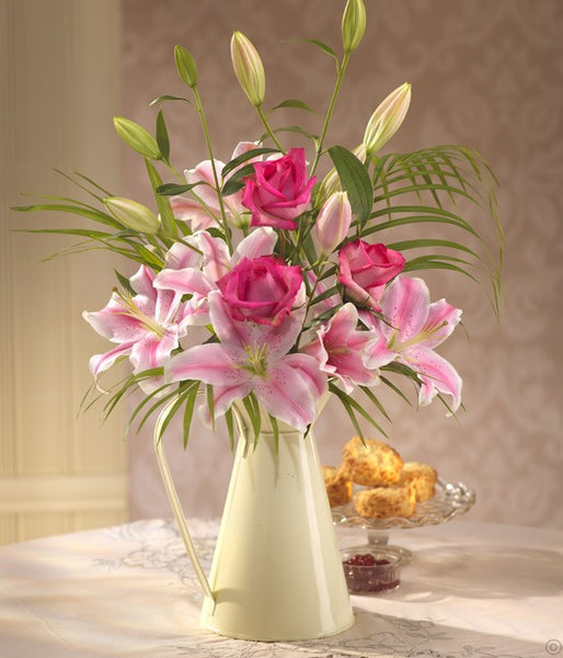 Lily and Rose Jug