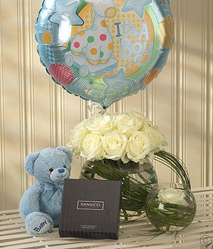 Mother and Baby Boy Gift Set