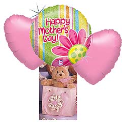 Mothers Day Balloon Bouquet  & Bear