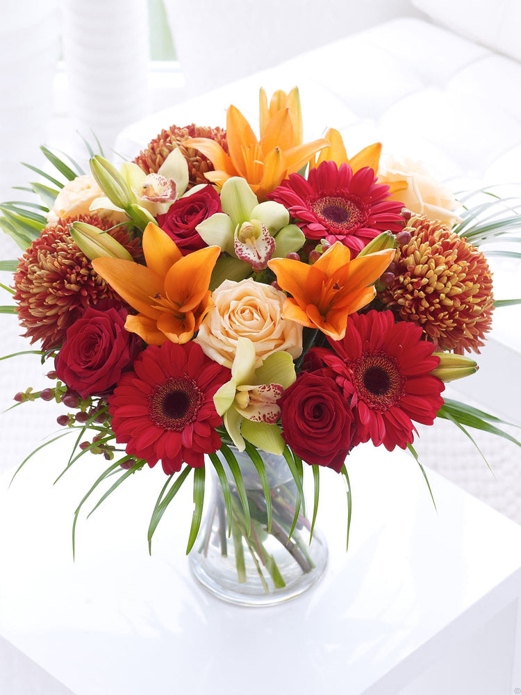 Rose and Cymbidium Orchid Hand-tied