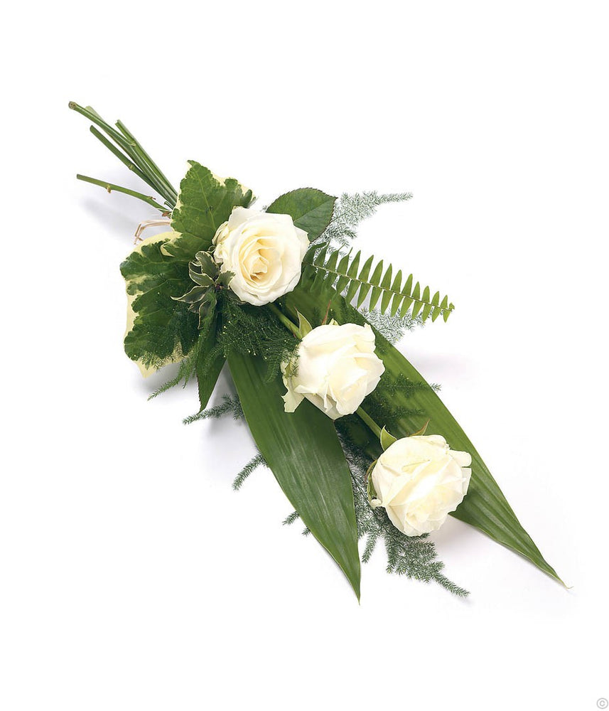 3 Rose Sheaf- White