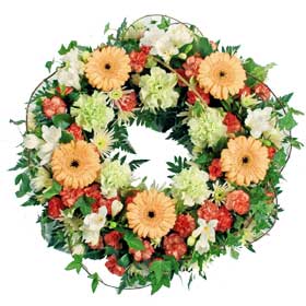 Loose Classic Funeral Wreath